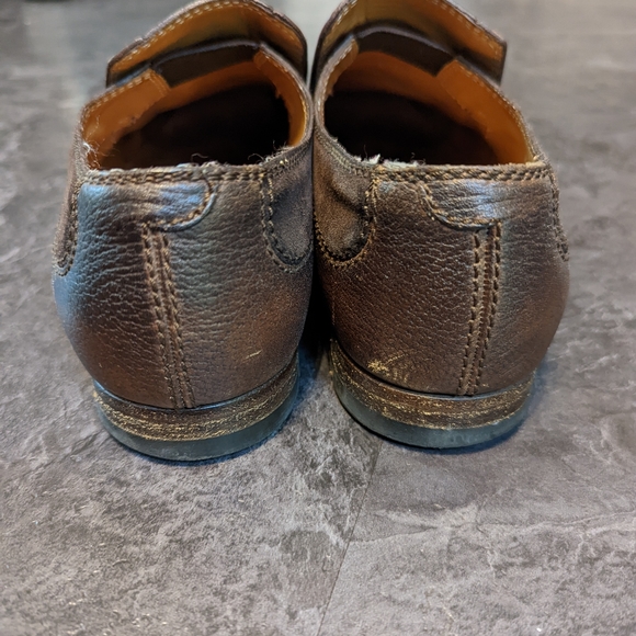 Men's retro early 2000's brown Gucci loafers - Picture 5 of 7